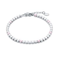 Bracciale Brand Donna Tennis colorato in Acciaio Zircone 14BR047P-M - 14BR047P-M